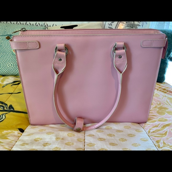 McKlein USA Winnetka 15.6” Ladies Pink Briefcase - Picture 3 of 5